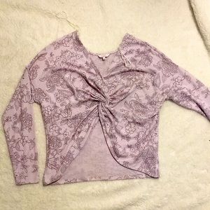 Candies tie front crop top